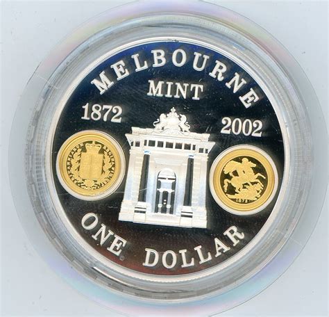 2002 Subscription Silver Proof Dollar - Melbourne Mint