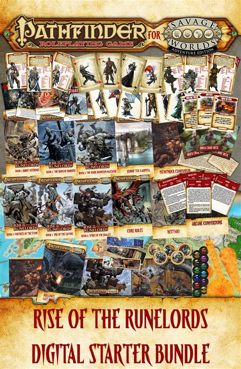 Rise of the Runelords Starter Bundle (PDF) Savage Pathfinder | Pinnacle ...