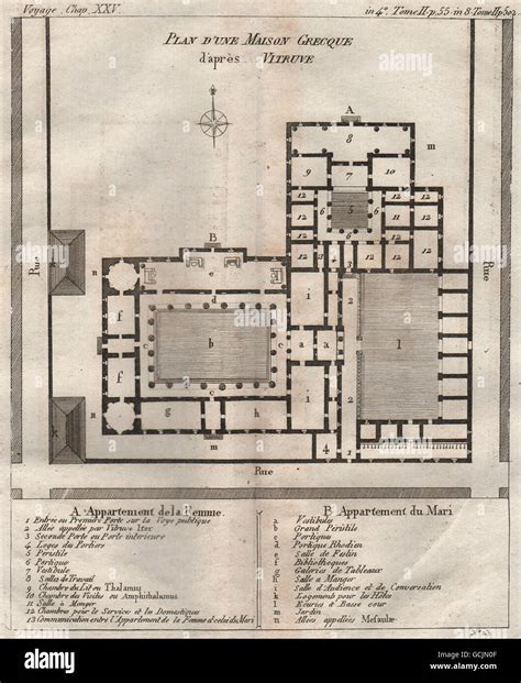 Ancient greek house plan hi-res stock photography and images - Alamy