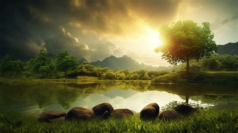 Landscape Landscape Photo Background, Nature Background Picture, Nature ...