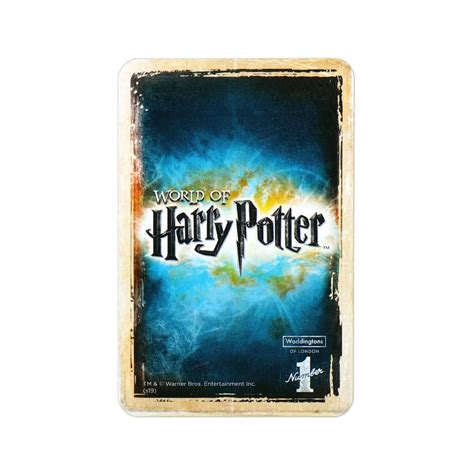 Harry Potter Waddingtons Number 1 Playing Card Game | Top Trumps USA