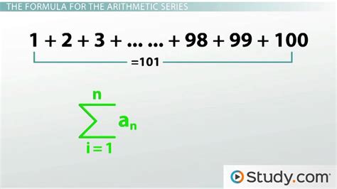 Sum Of Arithmetic Sequence Formula Examples Video Lesson, 53% OFF