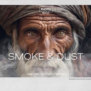 Smoke and Dust Photo Overlay Effect Adobe Photoshop Actions, Aesthetic ...