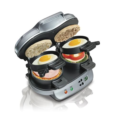 Hamilton Beach® Dual Breakfast Sandwich Maker - Walmart.com - Walmart.com