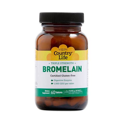 60 ct. Triple Strength Bromelain Digestive Enzyme - Thrive Market