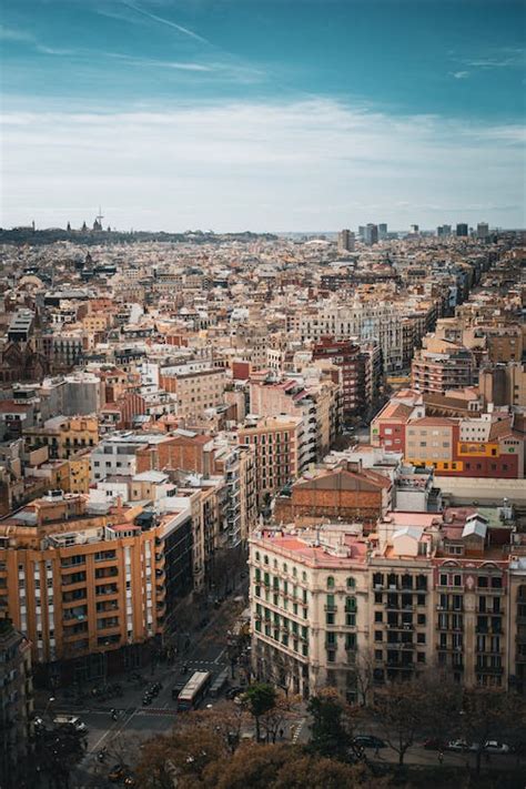 Barcelona city skyline · Free Stock Photo