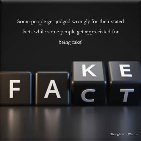 Quotes: Fake Facts - Thoughts in Words