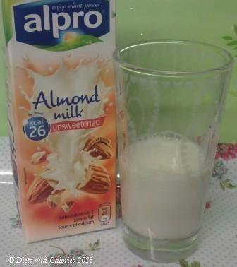 Diets and Calories: Alpro Unsweetened Almond Milk