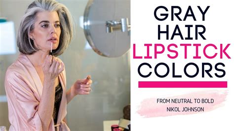 What Color Lipstick To Wear With Grey Hair | Lipstutorial.org