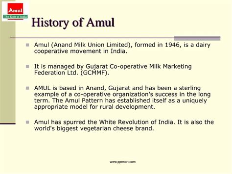 PPT - Amul – The Taste of India PowerPoint Presentation, free download ...