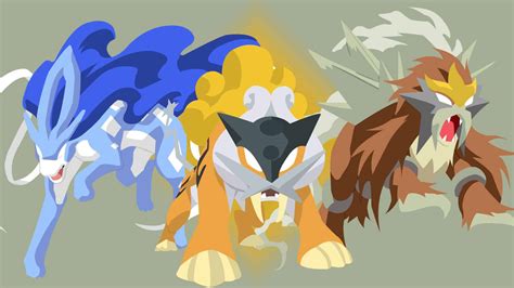 Suicune Entei Raikou Wallpapers - Top Free Suicune Entei Raikou ...