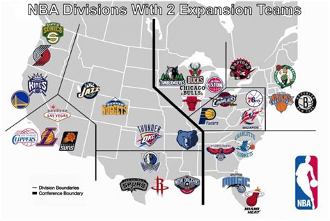 The Idea For 32 Teams In The NBA: Seattle And Vegas In The West ...