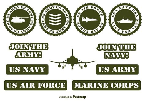 Military Vector Elements 85923 Vector Art at Vecteezy