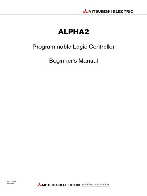 Manual Mitsubishi | PDF | Switch | Programmable Logic Controller