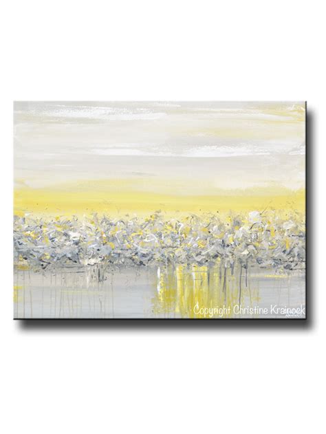 Original Abstract Landscape Paintings Textured Fine Art Home Wall Art ...