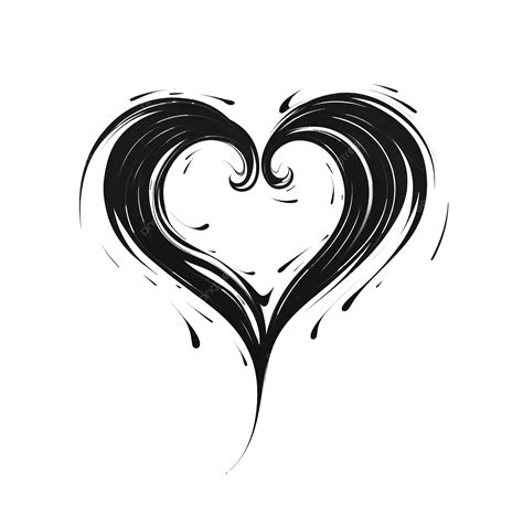 Black Heart Symbol, Heart, Love, Valentine PNG Transparent Image and ...