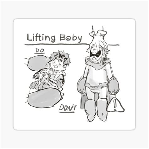 "Lifting Baby Meme " Sticker by SamCampos | Redbubble