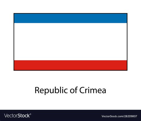 Crimea flag russian federation state national flag