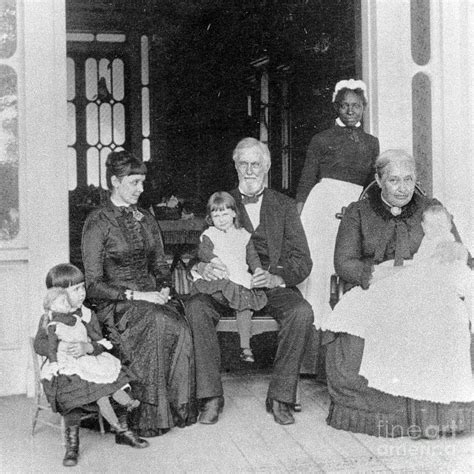 Jefferson Davis and Family Photograph by Granger