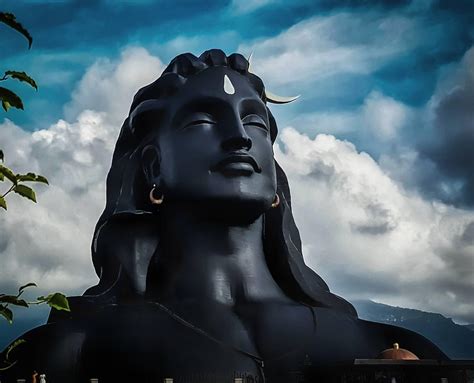 Reacreating Adiyogi Lord Shiva Statue Wallpaper Images Hd Abstract ...