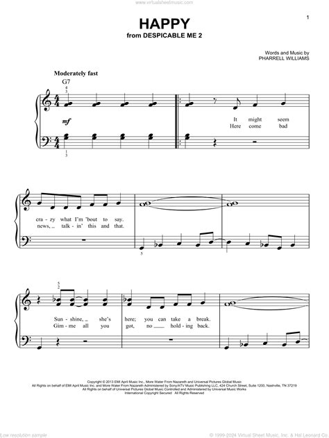 Printable Piano Music Sheets