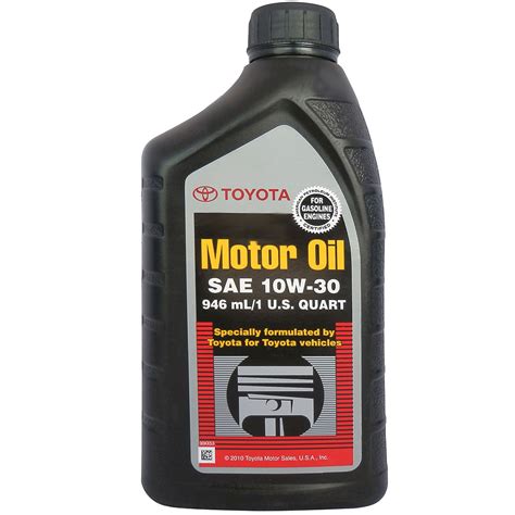 Toyota Motor Oil 10W-30 | SCL