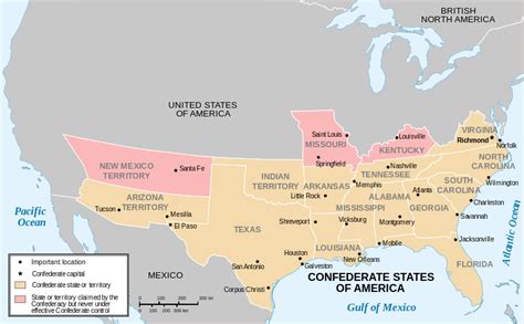 Map of the Confederate States of America,... - Maps on the Web