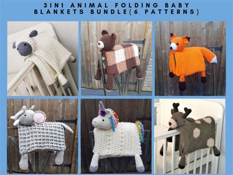 Animal Baby Blankets collection | Crafting Happiness