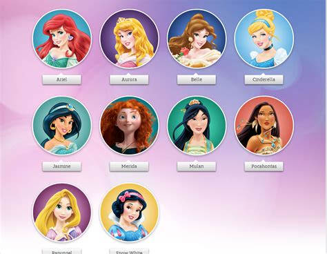 Pictures Of All The Princesses at sasshortblog Blog