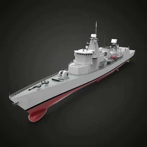 3D model Frigate Ship VR / AR / low-poly | CGTrader