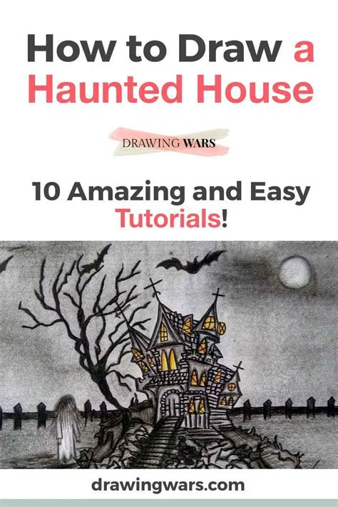 How To Draw A Haunted House