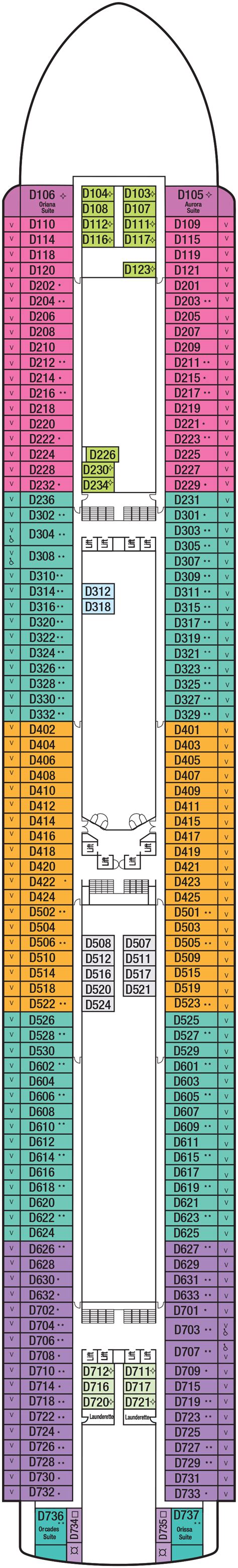 Deck Plans- P&O Ventura - Planet Cruise