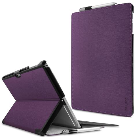 Infiland Microsoft Surface Pro 4 Case, Slim Shell Stand Cover for ...