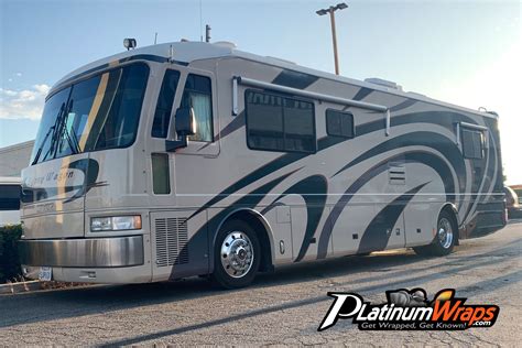 Rv Graphic Stripes Wrap - Platinum Wraps San Bernardino