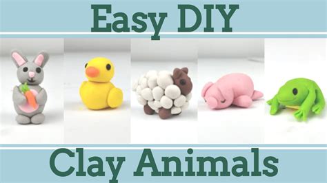 Polymer Clay Animals Tutorial