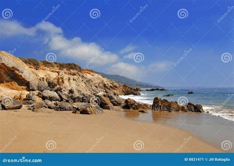 Rocky Beach In Malibu California Stock Image - Image: 8821471