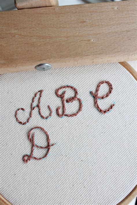 How To Embroider Letters By Hand For Beginners - Crewel Ghoul