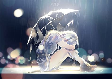 1921x1081px | free download | HD wallpaper: sad, rain, crying, umbrella ...