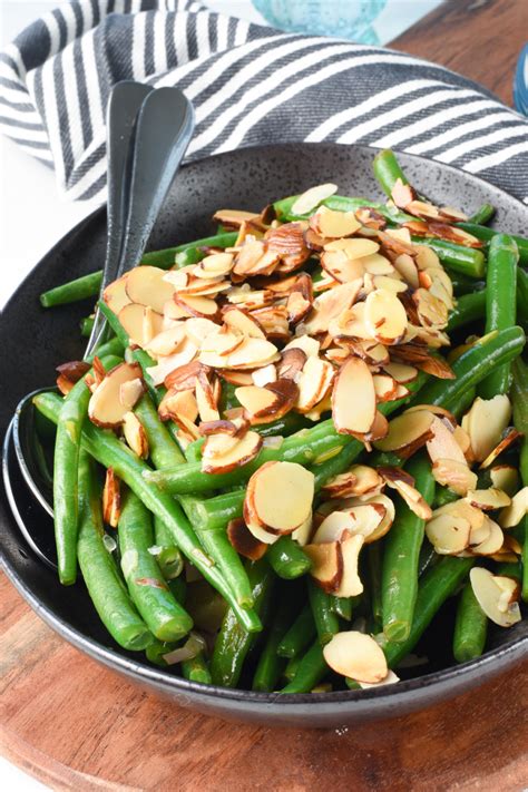 French-Style Green Beans Almondine - The Conscious Plant Kitchen