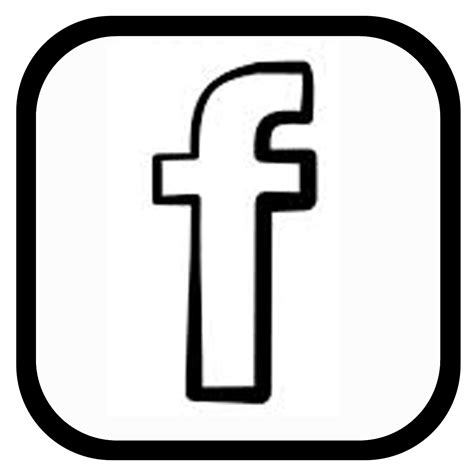 Facebook Logo Clipart Black And White Images Amashusho - IMAGESEE