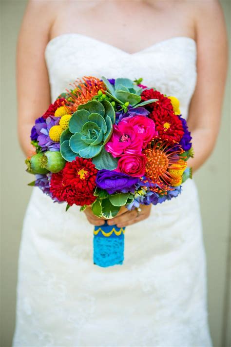 mexican themed wedding flowers - Brice Rowell