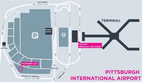 Pittsburgh International Airport Map