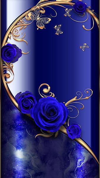 Wallpaper Of Blue Rose Flowers