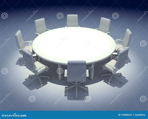 Round Table stock illustration. Illustration of discuss - 10288331