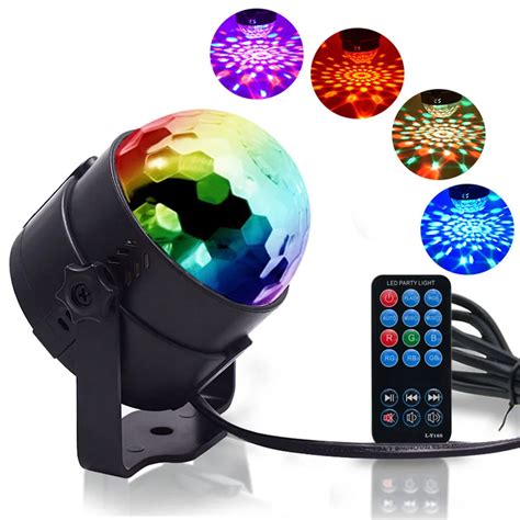 Aliexpress.com : Buy LED Disco Ball Party lights Sound Activated for ...