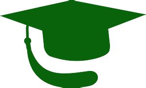 Graduation cap silhouette - Free Vector Silhouettes | Creazilla