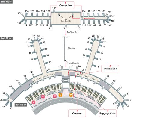 Incheon Airport Terminal Map