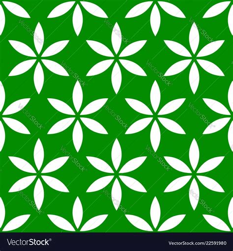 Seamless pattern with simple floral flower motif Vector Image