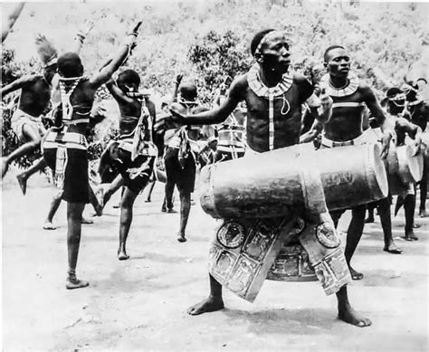 Figure D24: A troupe of Kamba dancers engaged in a dance. Source ...