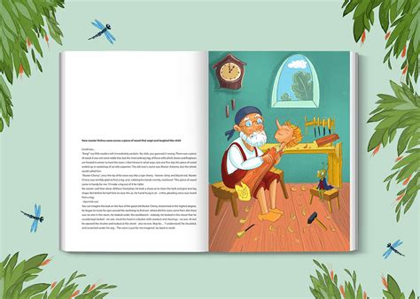 Pinocchio Children's Book Illustration :: Behance